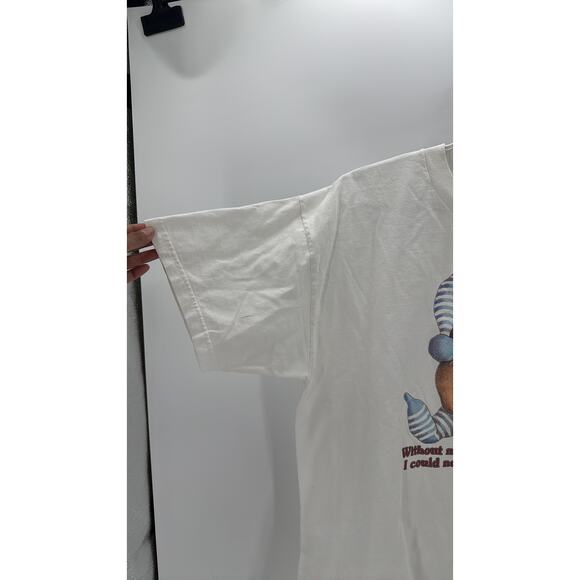 Vintage 90s 80s cat coffee night shirt size S/M cat lover crazy cat lady - Picture 4 of 6